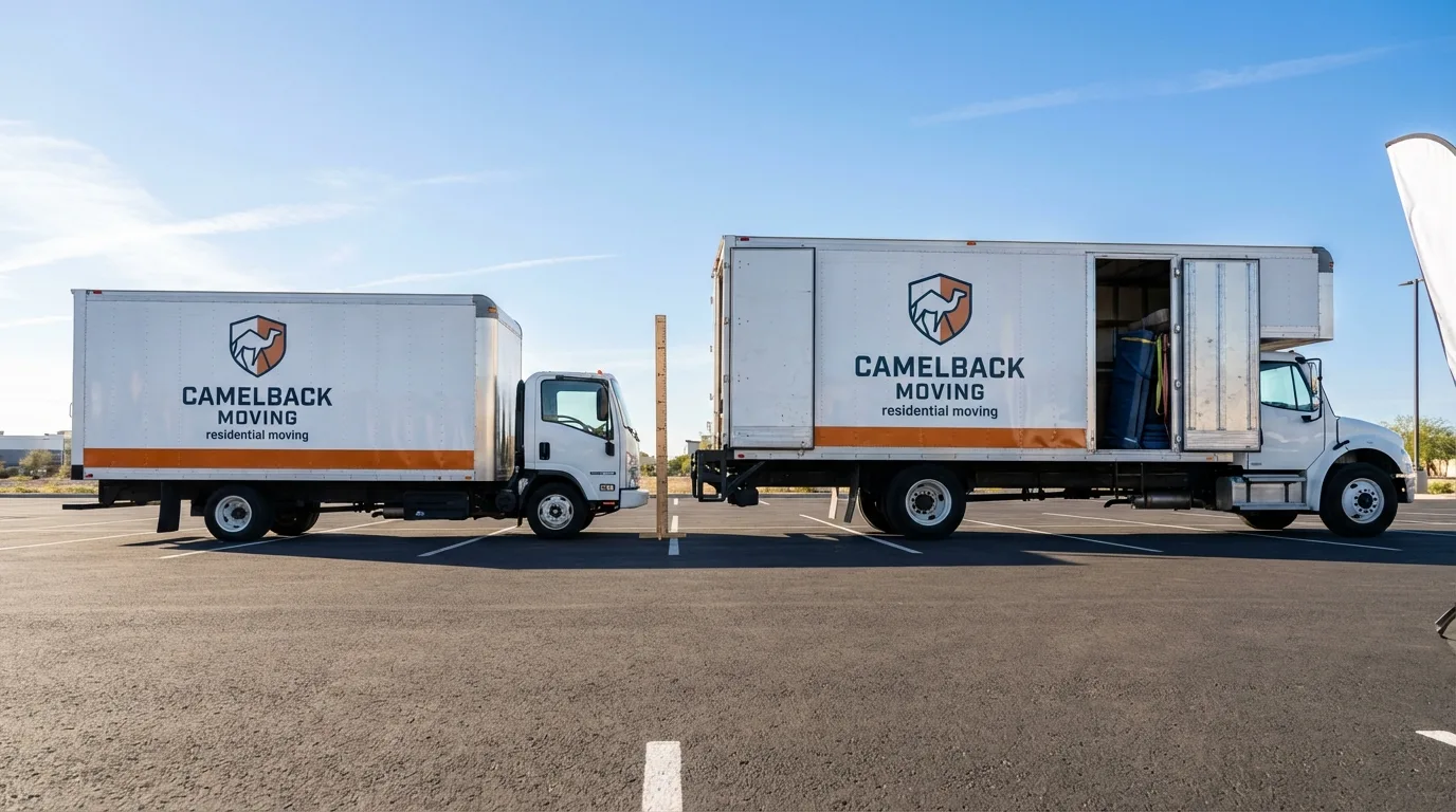Moving truck size capacity guide in Oak Grove